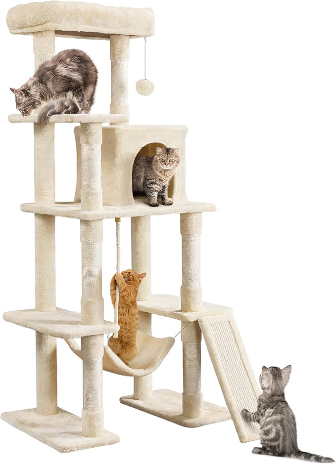 Sturdy Cat Tower for Heavy Cats, Indoor