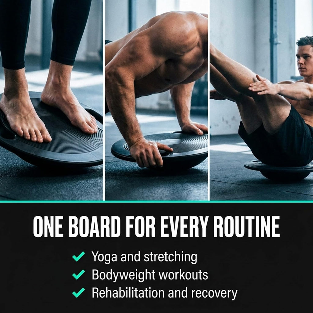 Wobble Exercise Balance Board, No-Skid Surface